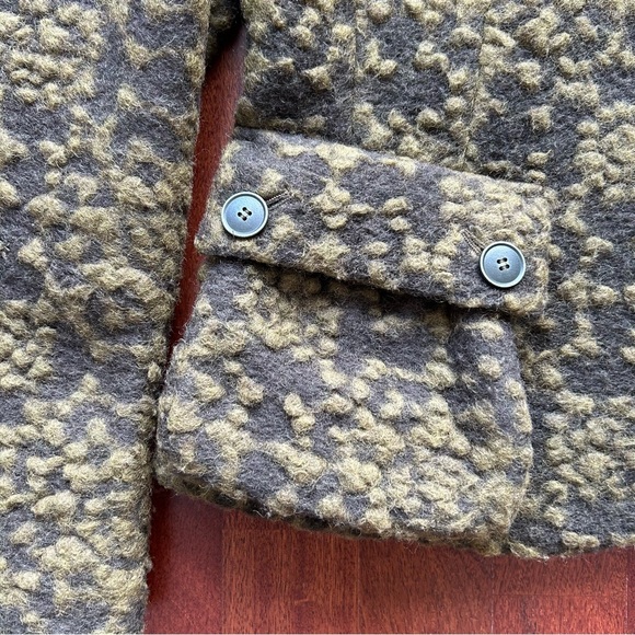 Benetton green wool crop jacket - Picture 7 of 7
